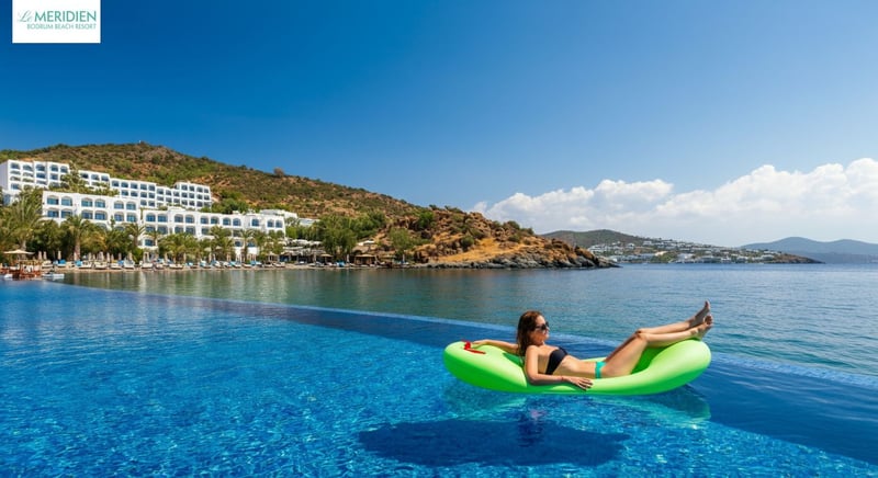 Eco-friendly hotel in Bodrum with scenic views