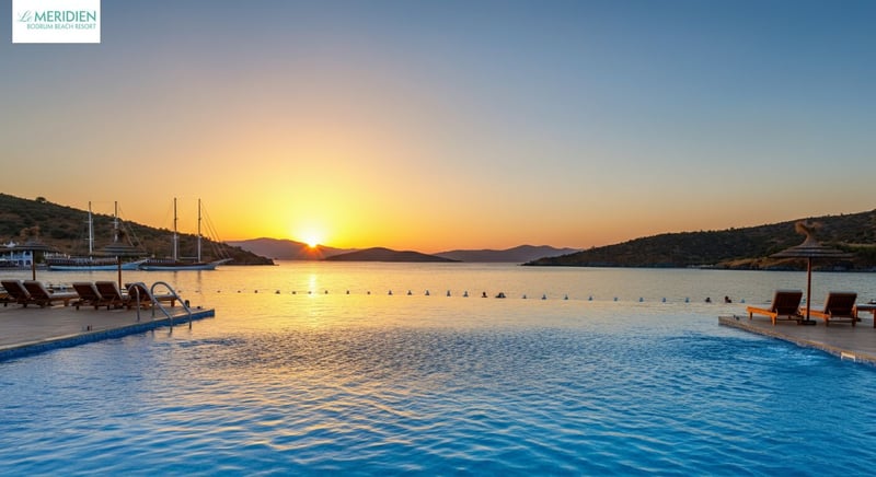 Luxury Bodrum resort with stunning sea view