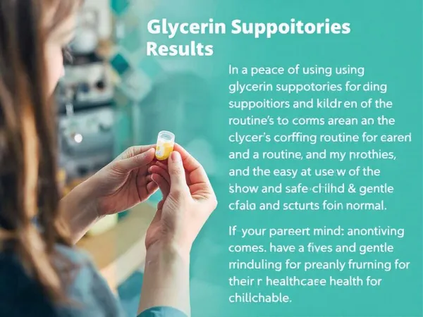 Glycerin suppository usage frequency chart