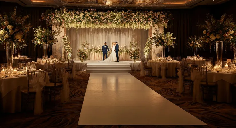 Le Méridien wedding ceremony package details
