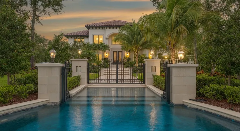 Luxurious gated community amenities