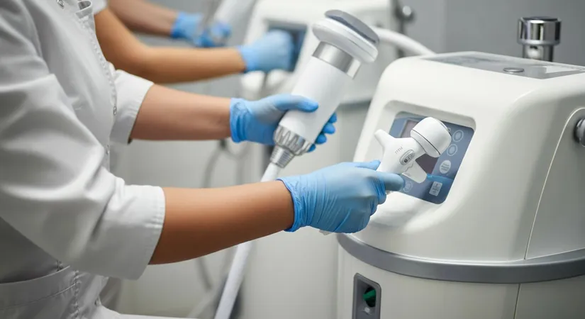 Fat freezing process guide image