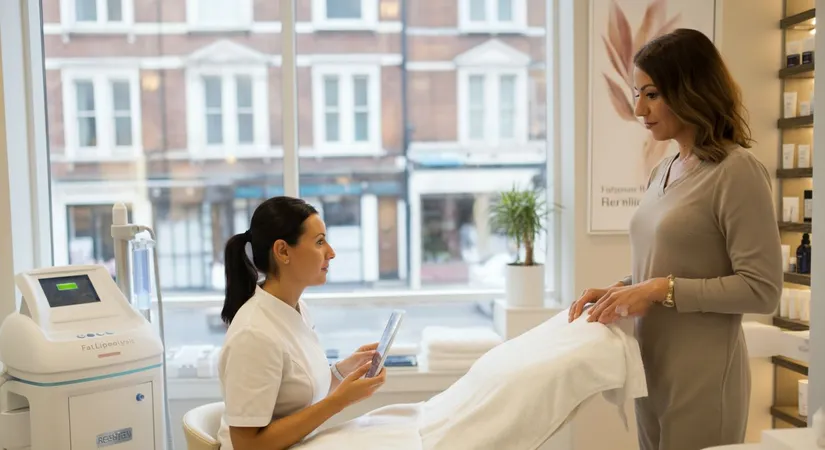 Fat freezing process for effective results