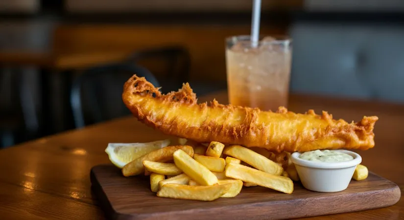 Traditional British Fish and Chips