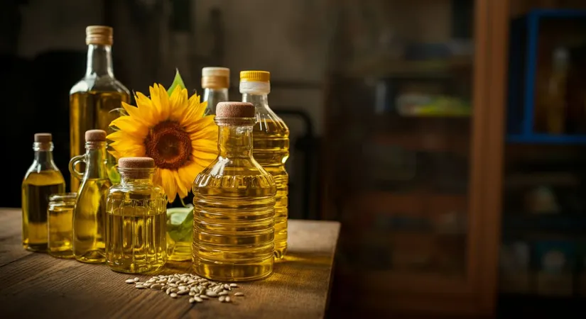 Types of vegetable oils