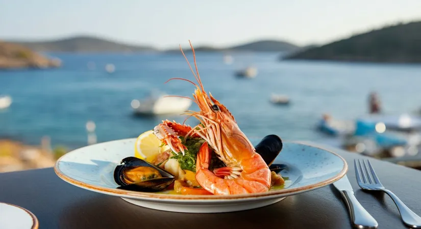 Bodrum seafood restaurant