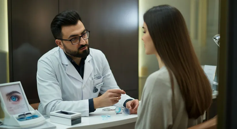Eye lenses benefits illustration