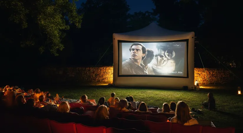 Outdoor cinema equipment and requirements