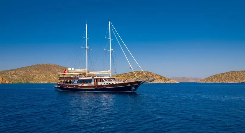 Bodrum yacht tour exploring unique bays and islands