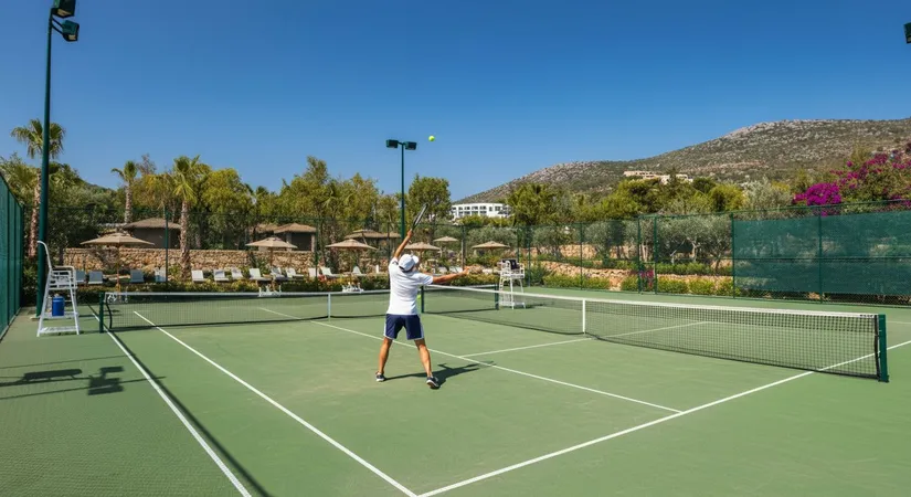 Tennis Courts at Bodrum Resort