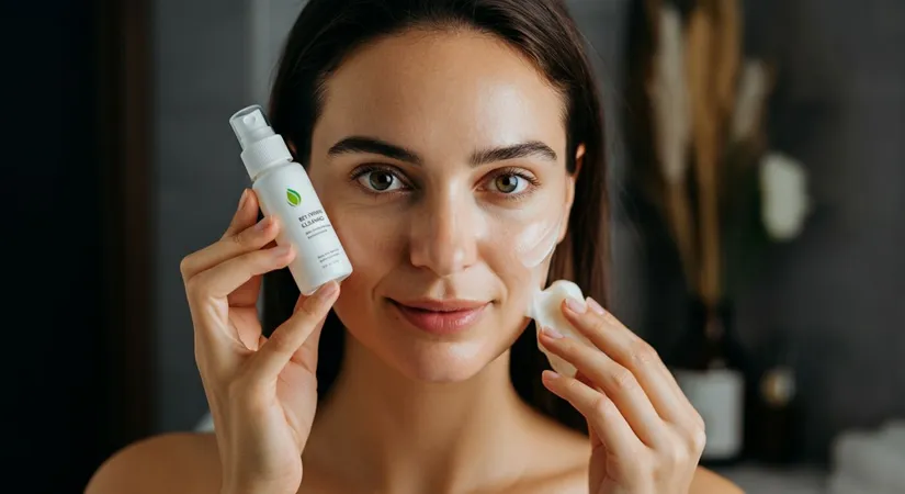 Facial cleansing step-by-step guide